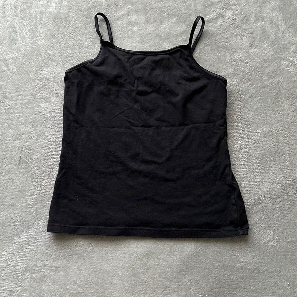 Black tank top